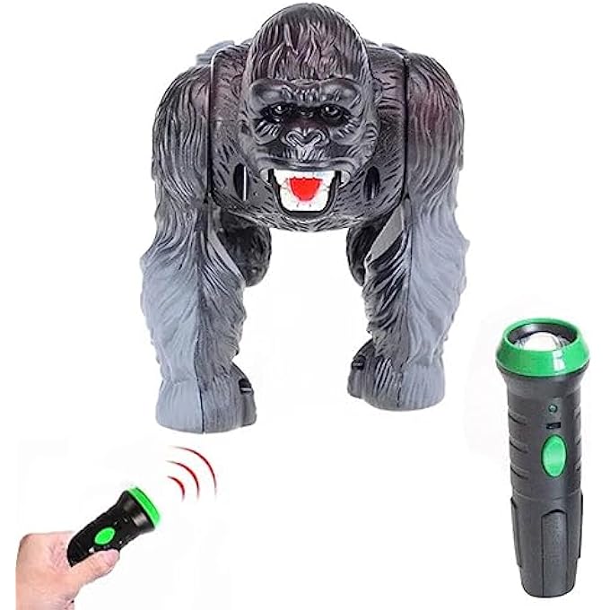 rayihni LASER REMOTE CONTROL GORILLA TOY - LIFE LIKE WITH MOVING BODY, SOUND AND LIGHT - Image 2